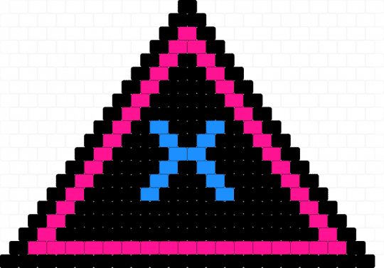 jinx inspired top - black,pink