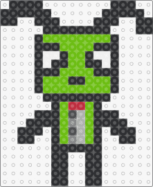 Gir - gir,invader zim,character,cartoon,tv show,green,black