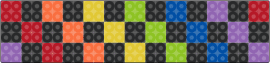 checkerboard thing (you rockl!) - checkered,rainbow,diagonal,stripes,black