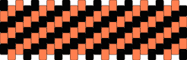 Happy Halloween! Black and orange striped kandi spooky pattern scene (you rock <3) - halloween,diagonal,stripes,cuff,orange,black