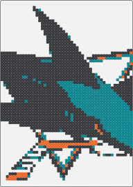 San Jose Sharks - sharks,hockey,san jose,logo,sports,team,teal,black,orange