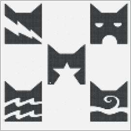 clans - clans,warrior cats,logo,novel,black,white