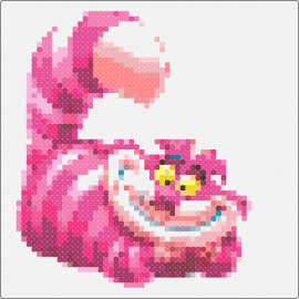 cheshire cat - cheshire cat,alice in wonderland,character,animal,fantasy,story,movie,smile,pink