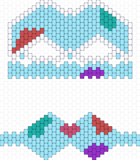 Test based off of circus Kandi’s design 2 - light blue