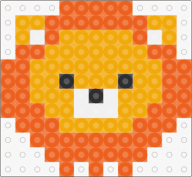 lion - lion,animal,head,cute,simple,safari,orange