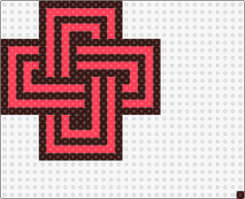 Crossing - weave,cross,geometric,swirl,celtic,red,black