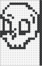 skull one - skull,outline,simple,spooky,black