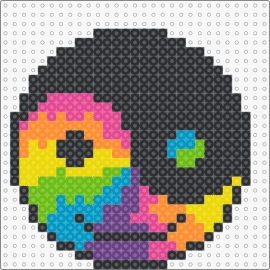 Rainbow Peace Face - yin yang,rainbow,peace