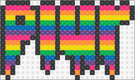 Plur - plur,text,peace,love,unity,respect,rainbow,stripes,colorful