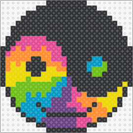 Rainbow Peace Face - yin yang,peace,face,rainbow,zen,colorful,black