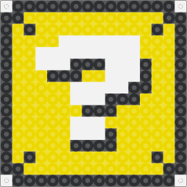 Mario Coin - mario,coin block,question mark,nintendo,video game,yellow,white