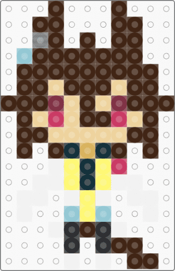 Agnes tachyon perler - beige,brown