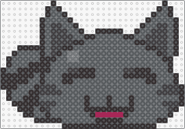 Tabby Slime (Slime Rancher) - tabby slime,slime rancher,cat,character,cute,happy,video game,gray,black