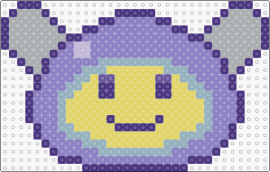 Phosphor Slime (Slime Rancher) - phosphor slime,slime rancher,character,cute,video game,smile,face,purple,yellow