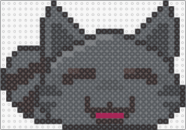 Tabby Slime (Slime Rancher) - tabby slime,slime rancher,cat,character,cute,happy,video game,gray,black