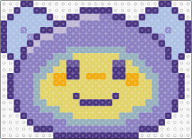 Phosphor Slime (Slime Rancher) - phosphor slime,slime rancher,character,cute,video game,smile,face,purple,yellow