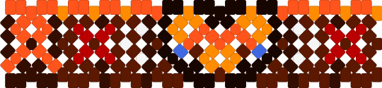 Orange Deltarune Cuff - bravery, brown, chapter 5, deltarune, flower, mouse, orange