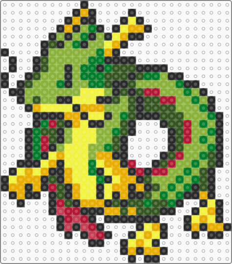 brix dragon - green,dragon,noodle dragon