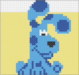 Blue x2 - blue,blues clues,dog,animal,character,cartoon,tv show,children,light blue,yellow