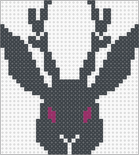 Dark Jackalope - black,jackalope,bunny,rabbit