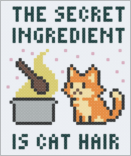 Cat Hair - white,yellow,beige,colorful,cat,humor,cats