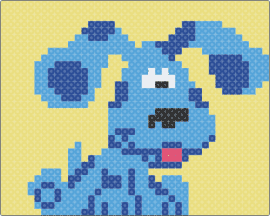 Blue x1 - blue,blues clues,dog,animal,character,cartoon,tv show,children,light blue,yellow