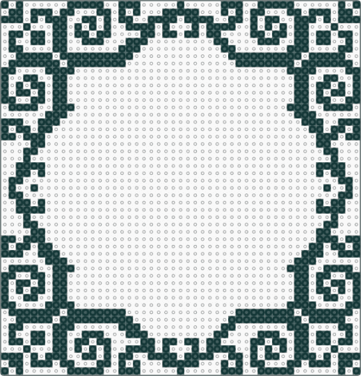 fancy swirly frame - black,flower,ornamental,frame