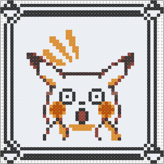 Pikachu Emotion Shock - white,brown,red,orange,pokemon,pikachu,pokemon yellow,gameboy