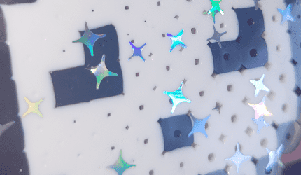Adding Glitter to Fuse Beads