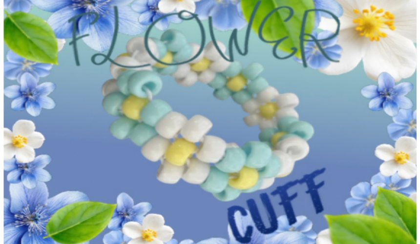 FLOWER CUFF TUT!! Tutorial Image