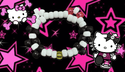 Hello Kitty Bracelet Tut !! X)