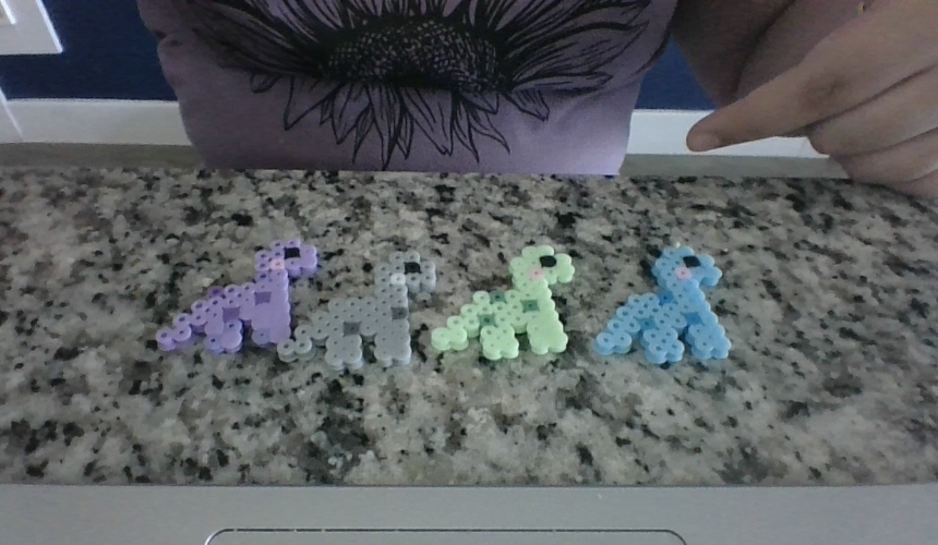 how 2 make a peler bead DINO (for your dino army) Tutorial Image