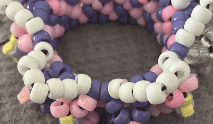 how to add kandi lace onto X BASE!