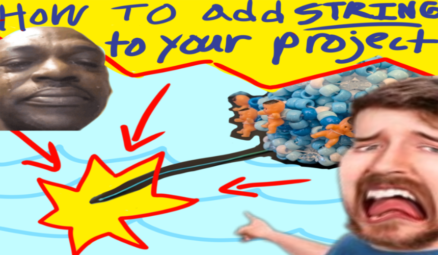 ?How to add string to your project!?? Tutorial Image