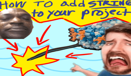 ?How to add string to your project!??