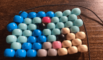 How to do an odd peyote stitch