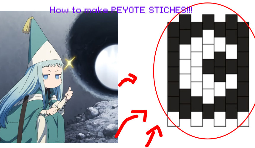 how to do peyote! (my way:) ) Tutorial Image