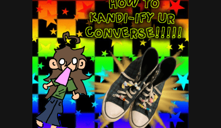 How to Kandi-ify ur awesome sauce converse