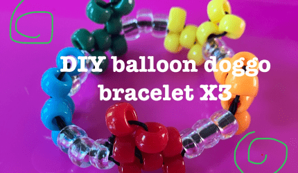 How to make a balloon doggo bracelet!!!