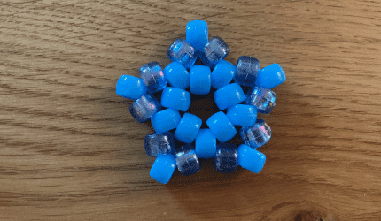 How to make a basic kandi star!!!