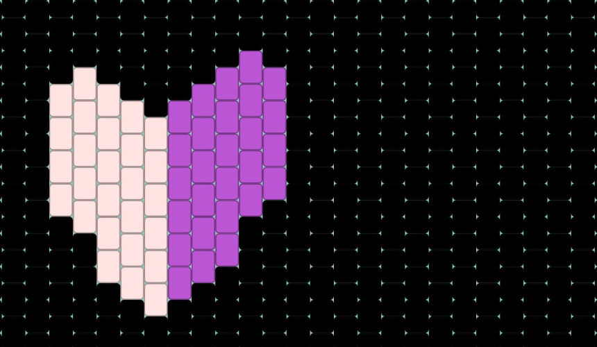 How to make a bff heart Tutorial Image