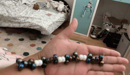 How to make a bone line! 28 - 29 beads