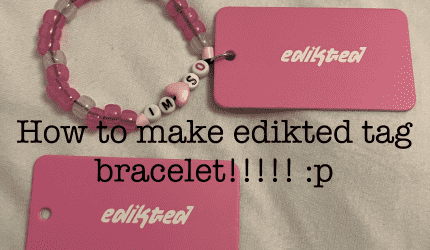 How to make a clothing tag single!!! (Easy tut)