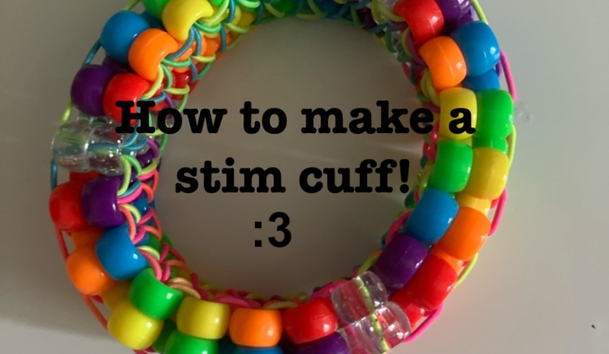 How to make a double ladder stim cuff! :D Tutorial Image
