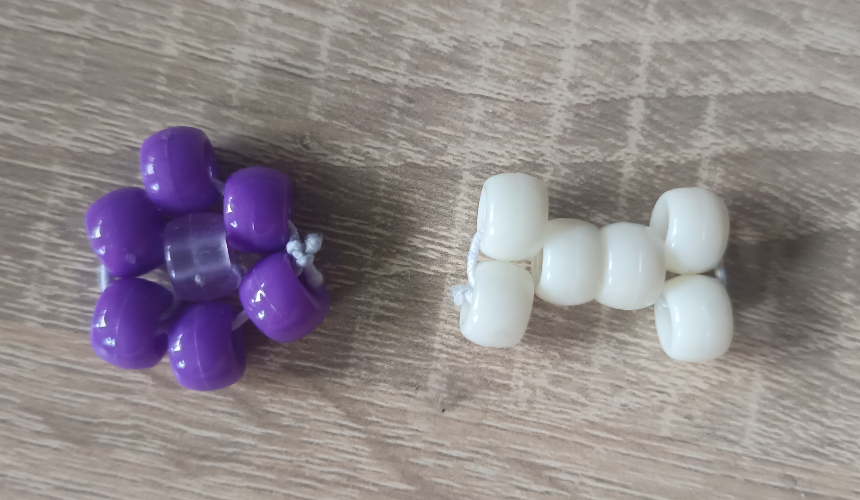 how to make a flower and bone charm! Tutorial Image