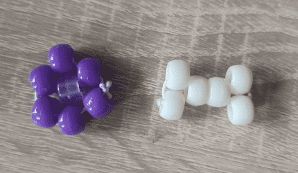 how to make a flower and bone charm!