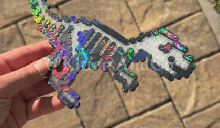 How to Make a Holographic/Diffraction Film Perler