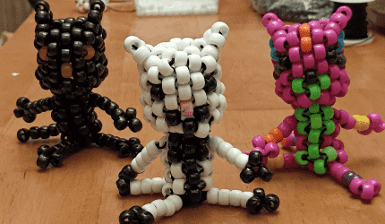 How to make a kandi animal doll!