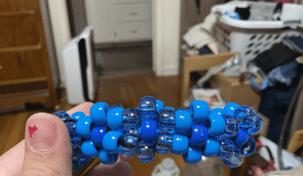 How to make a kandi flower cuff !!