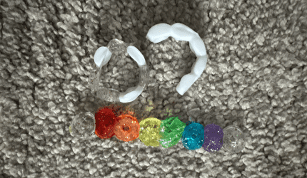 How to make a kandi ring
